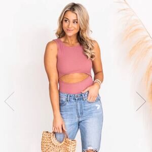 Plus size ribbed bodysuit 2Xl New